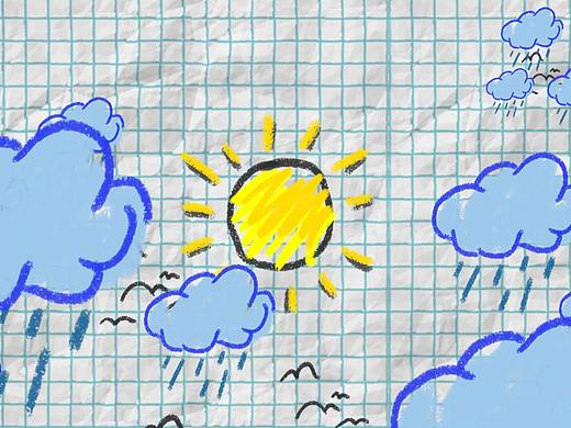 云层与跑动的车-练习