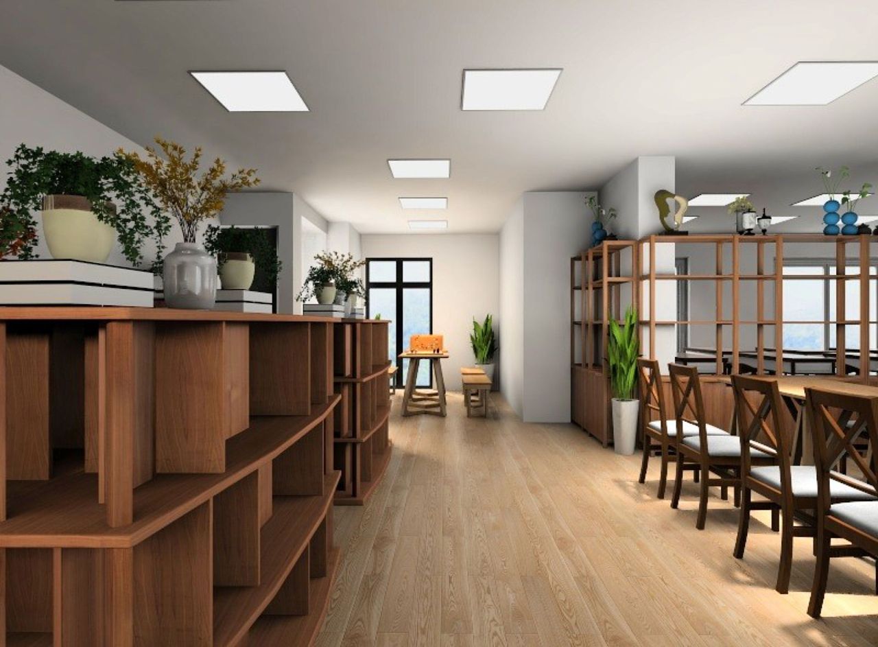 社区服务中心空间室内设计chilon传奇 原创作品 站酷 (ZCOOL)