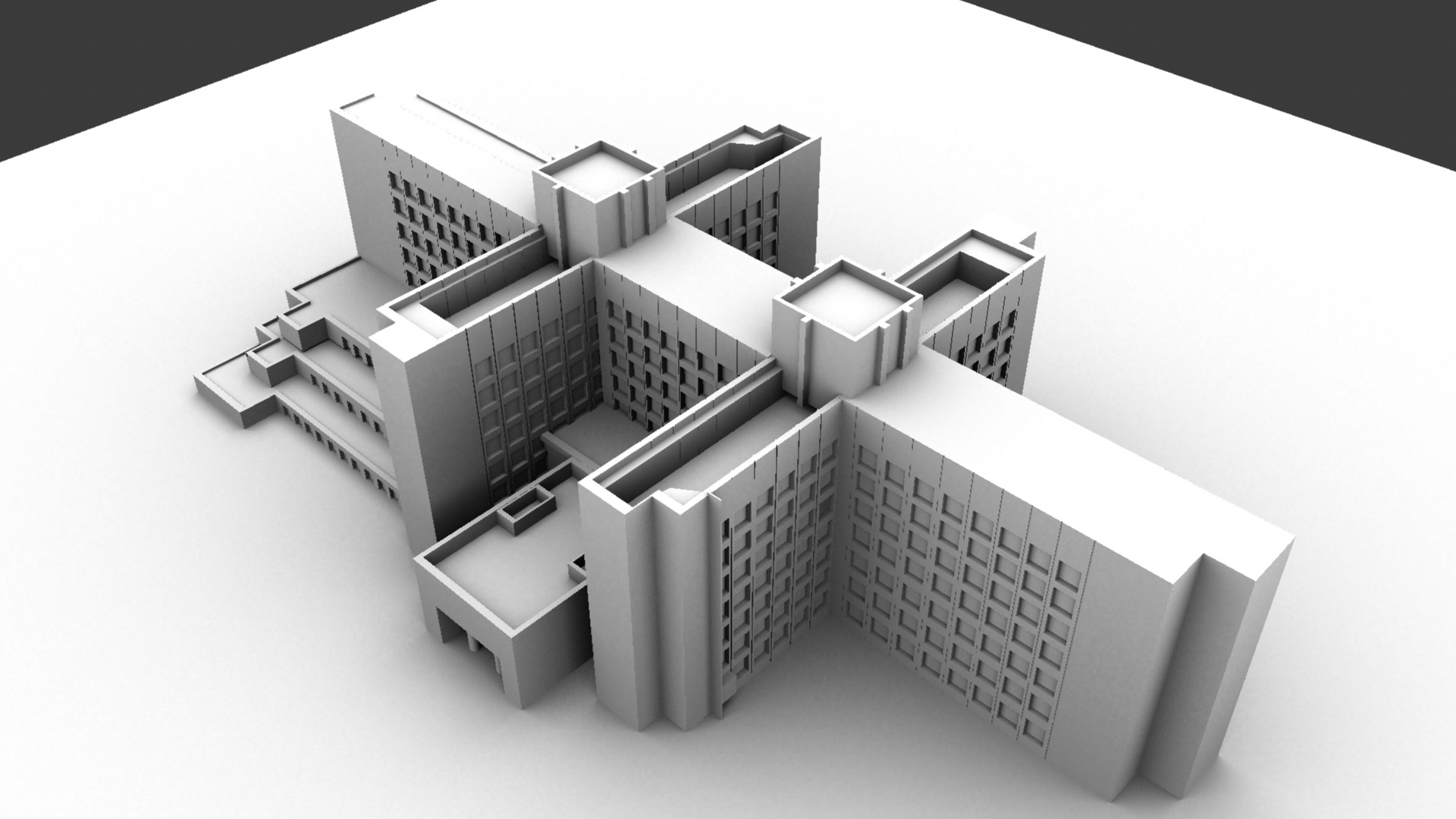 3Ds Max建筑模型|三维|建筑/空间|iomxer - 原创作品 - 站酷 (ZCOOL)