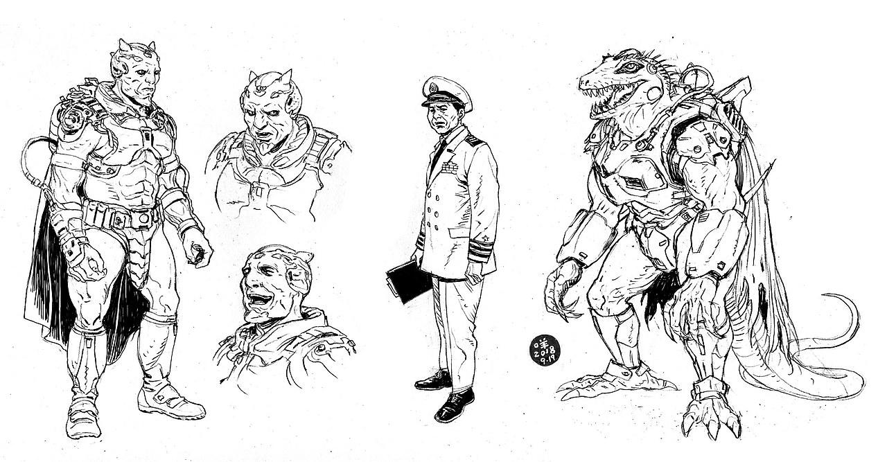 吞噬者漫画人设（图ZMTI5NzE4ODY4） - 单幅漫画 - 站酷设计师杨咩原创素材 - 站酷ZCOOL