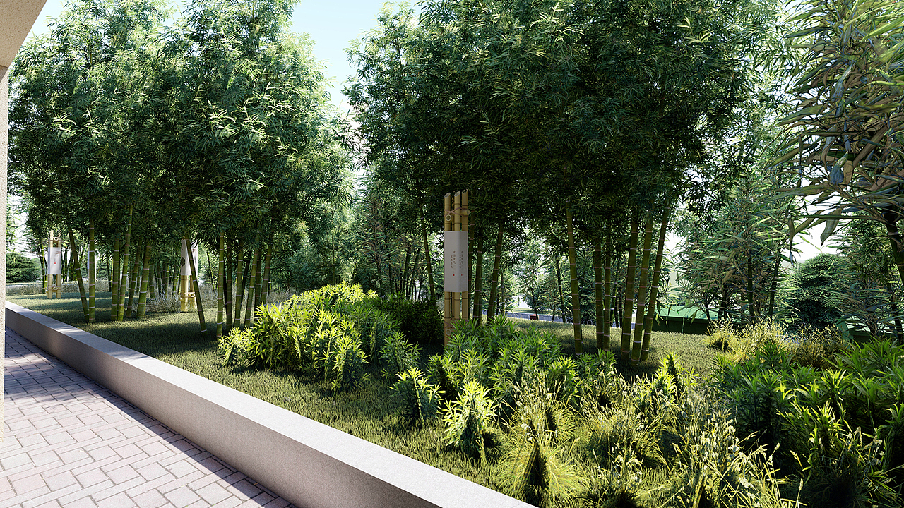 竹韵校园文化（图ZMjIwMjA4MjAw） - 景观设计 - 站酷设计师森美文化设计原创素材 - 站酷ZCOOL