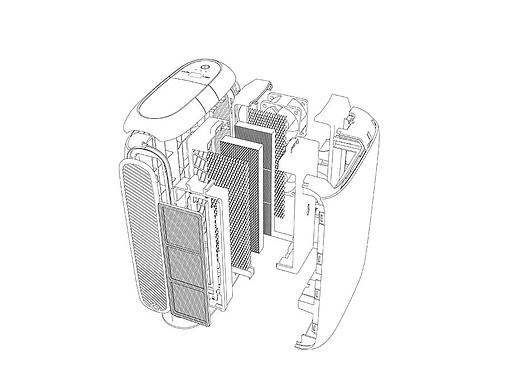 解析家电水洗空气净化器设计