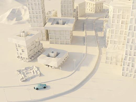 消失的城市---纸城市动效