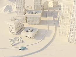 消失的城市---纸城市动效