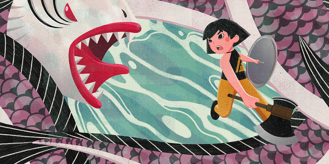 丝网印刷 金太郎（图ZMjM0MTk2MzE2） - 绘画 - 站酷设计师木行曾原创素材 - 站酷ZCOOL