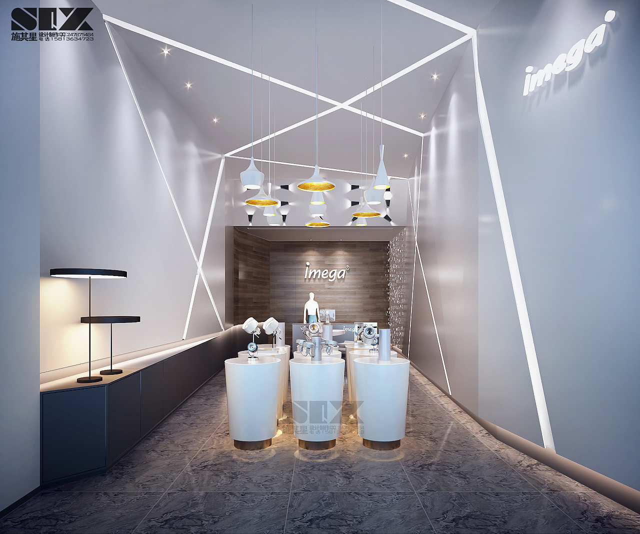 新中式灯饰展厅|空间|展陈设计|360空间 - 原创作品 - 站酷 (ZCOOL)
