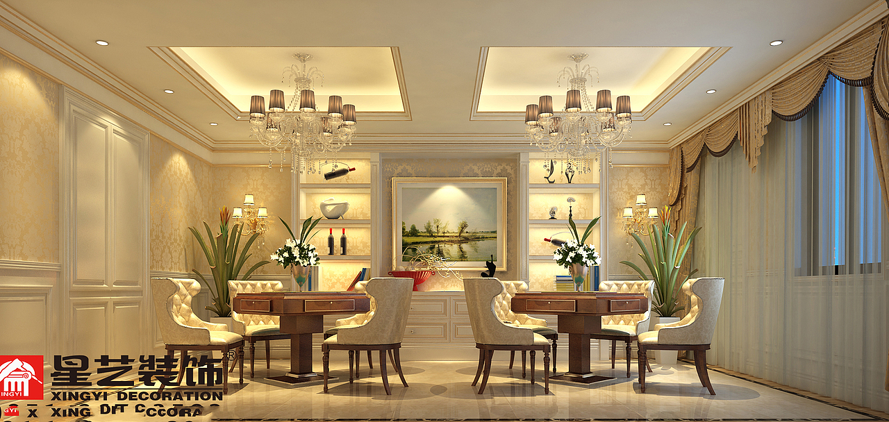 贵阳保利公园500平独栋别墅欧式风格装修设计！（图ZMTE2ODYwODIw） - 家装设计 - 站酷设计师贵阳装修公司排名原创素材 - 站酷ZCOOL