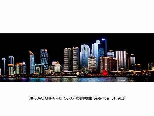 美丽的青岛五四广场夜景!