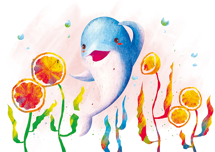 我的小海豚们啊（图ZNTAyNzU1MDQ=） - 商业插画 - 站酷设计师仨俩一原创素材 - 站酷ZCOOL