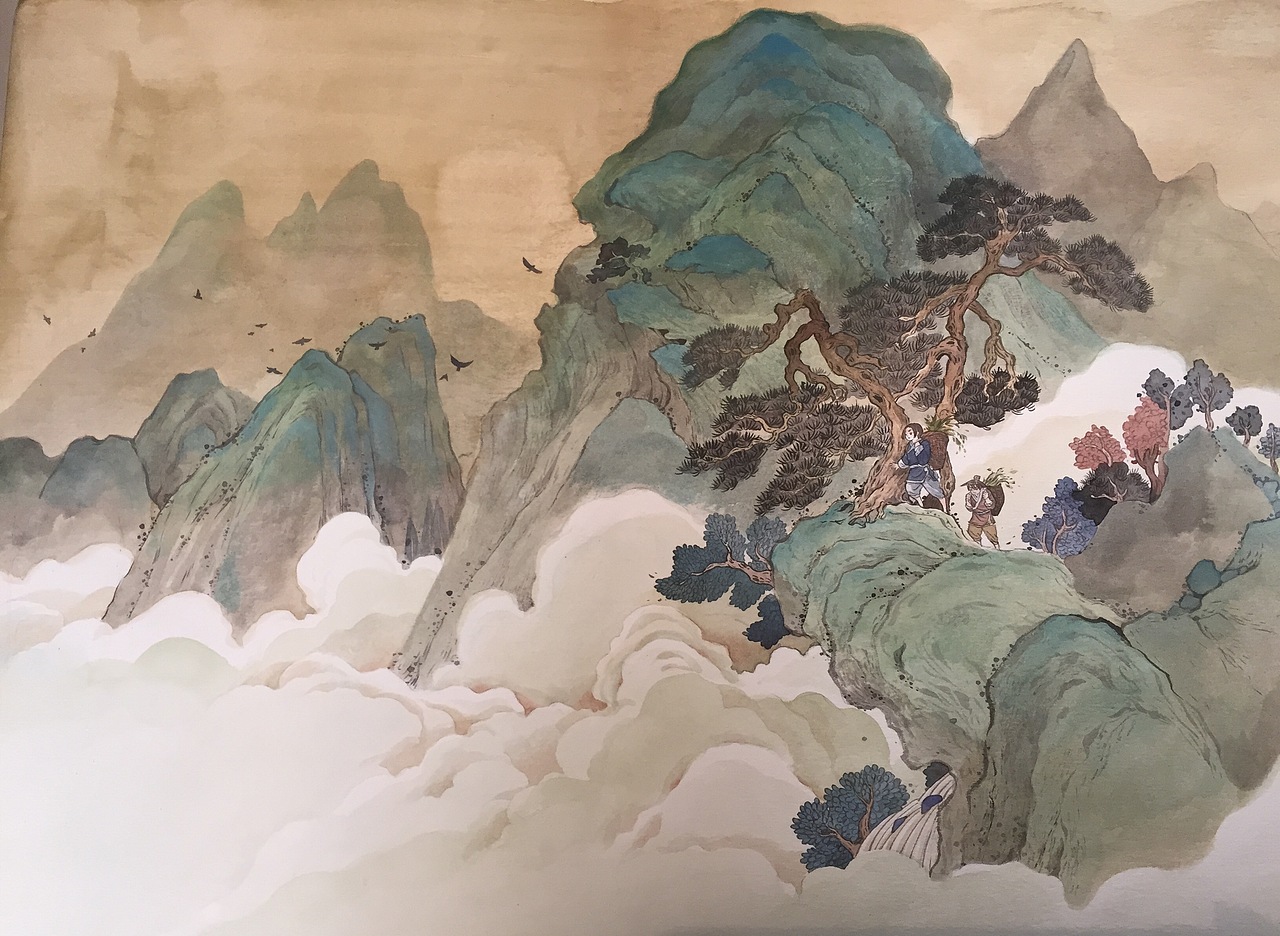 集古斋－回忆 水彩过程（图ZNDIyMzUxMzY=） - 商业插画 - 站酷设计师正牌梦游兔原创素材 - 站酷ZCOOL