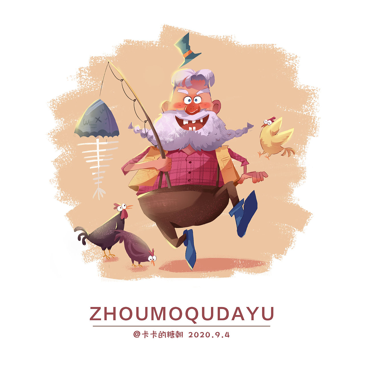 一组人设（图ZMjM2ODk2NTA4） - 儿童插画 - 站酷设计师卡卡的糖朝原创素材 - 站酷ZCOOL