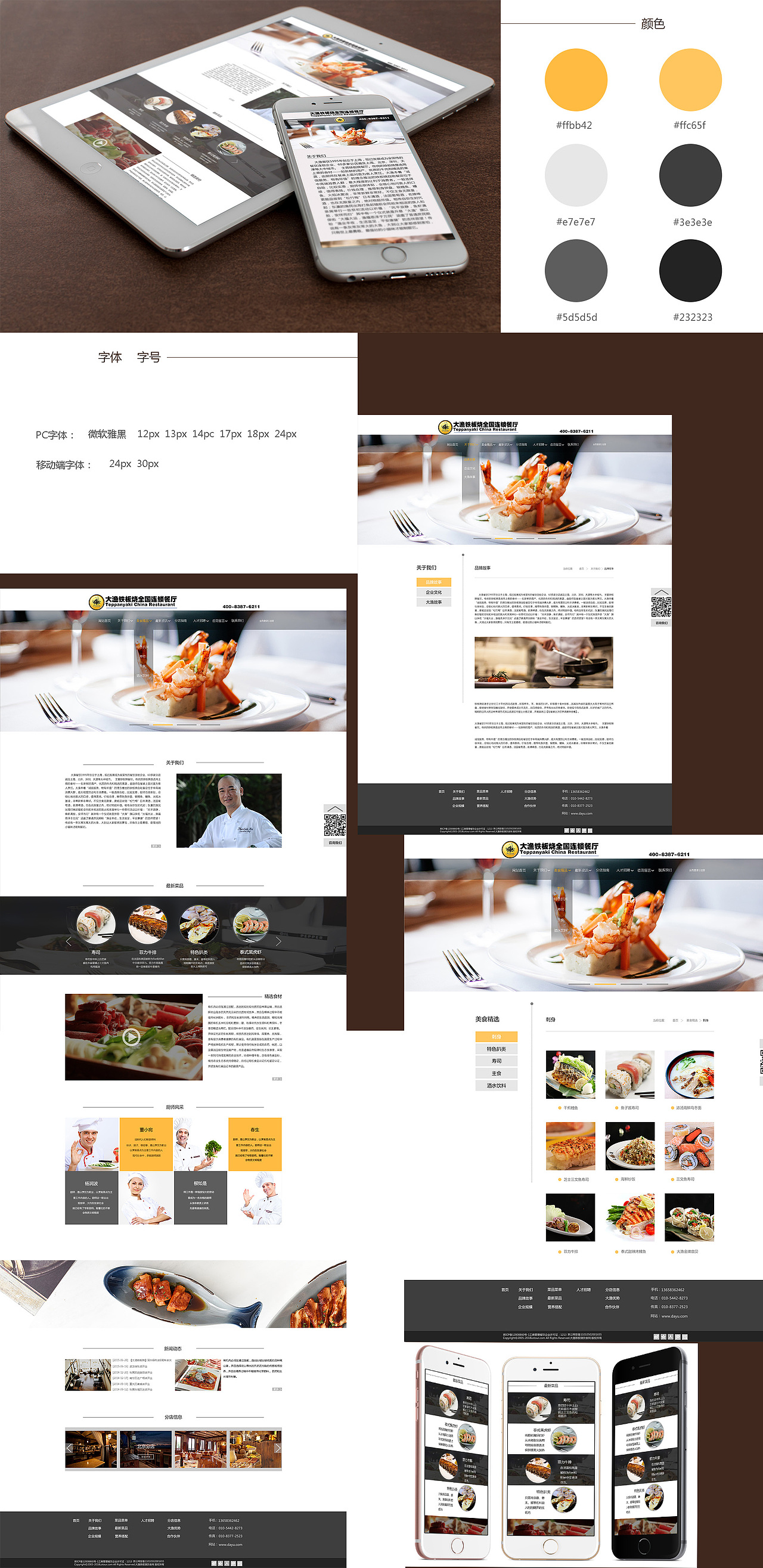 设计一套餐饮网站的改版（图ZNjM4MzgyMDA=） - 企业官网 - 站酷设计师鸭王琉璃王原创素材 - 站酷ZCOOL