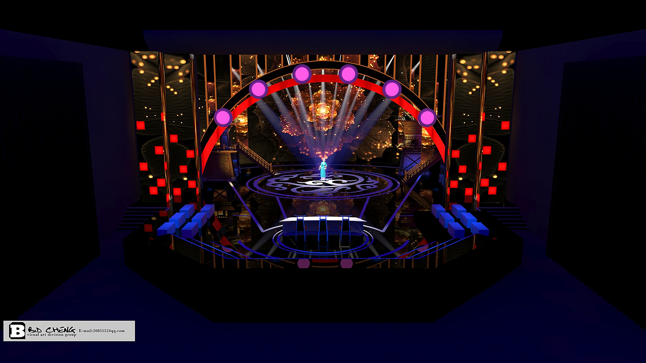 秦腔秀舞台设计（图ZMTUyNjI3OTYw） - 舞台美术 - 站酷设计师廖亚承原创素材 - 站酷ZCOOL