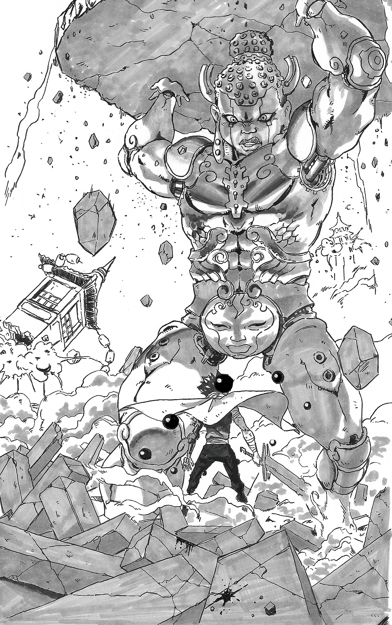 纯属自己练习和试试的心态练笔（图ZMTQzOTAwOTM2） - 单幅漫画 - 站酷设计师zbrush912原创素材 - 站酷ZCOOL