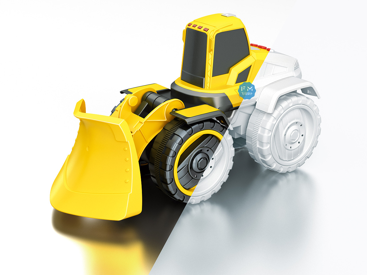 儿童玩具工程车挖掘机推土车惯性助力环保车模型四款袋子沙滩玩具-阿里巴巴
