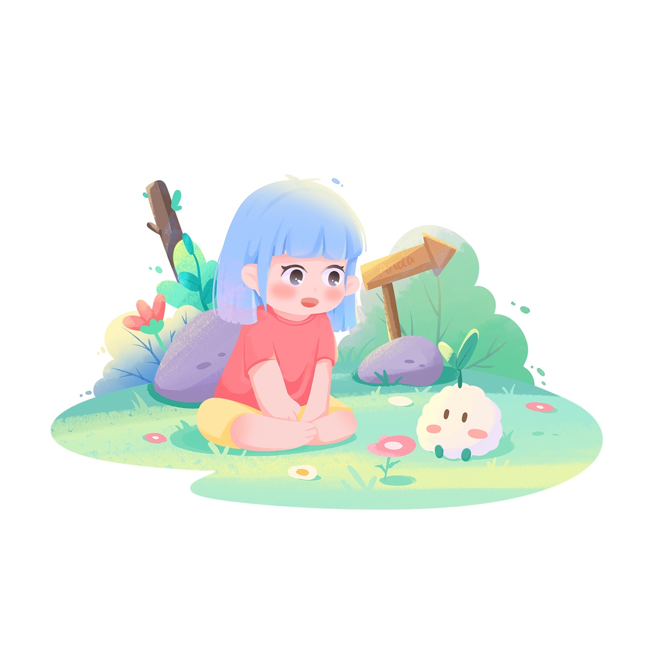 可愛兒插人物（圖ZMzI5MDkxMTg4） - 兒童插畫 - 站酷設(shè)計(jì)師可樂醉了貓anda原創(chuàng)素材 - 站酷ZCOOL