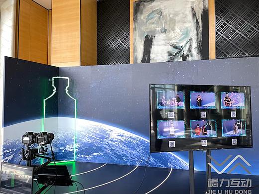 竭力互动联合Roywang光绘艺术，玩转光绘现场光绘签到