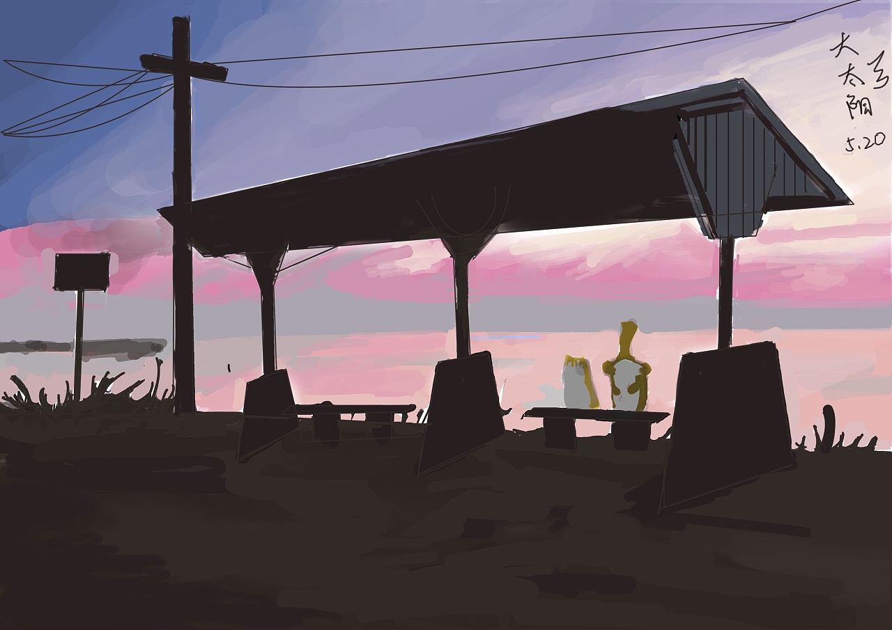 背光练习|插画|商业插画|用心用热爱 - 原创作品 - 站酷 (zcool)