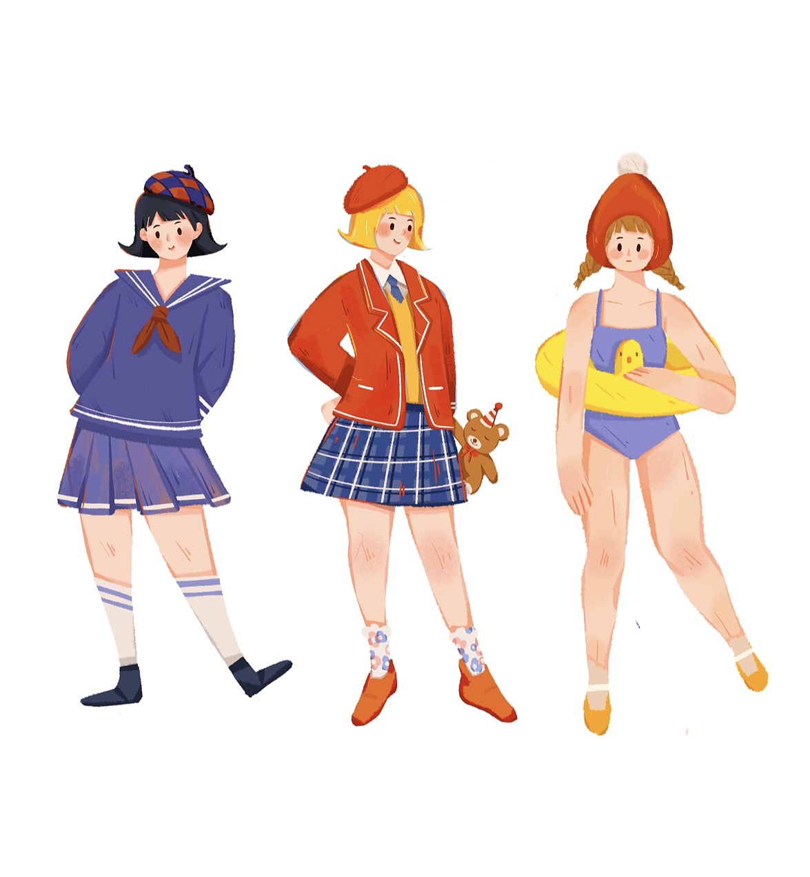 七月 | 插画合集