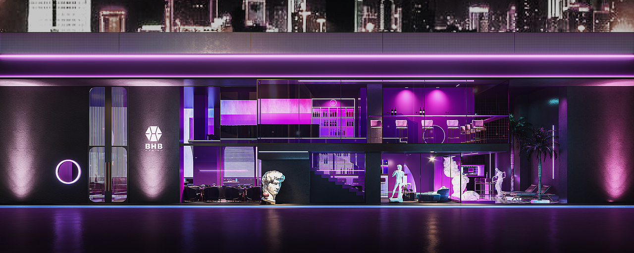廣東佛山-蒸 気 波 Club（图ZMjI1MzE4MTky） - 家装设计 - 站酷设计师Yeeming原创素材 - 站酷ZCOOL