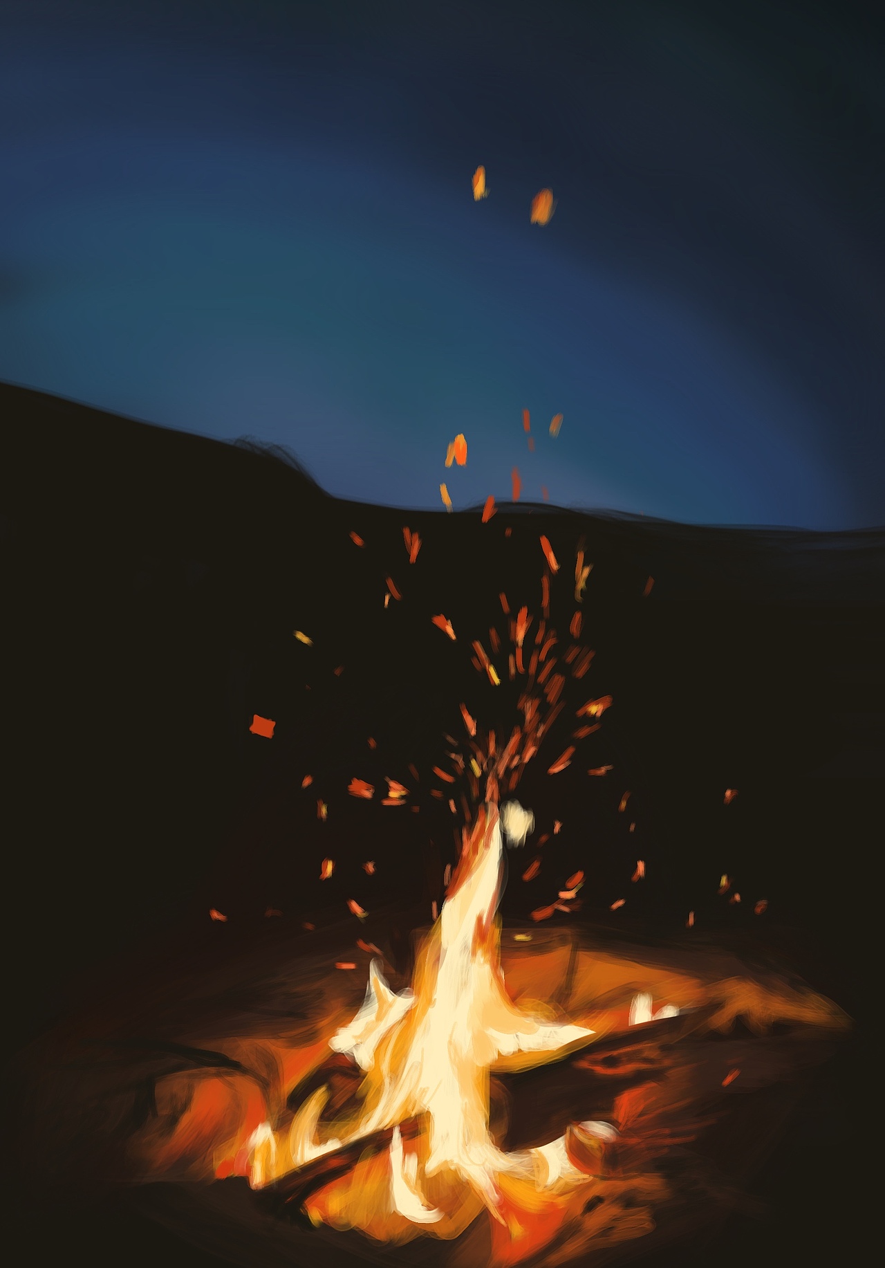 【質(zhì)感插畫打卡挑戰(zhàn)】18-自然（圖ZMzI4NzkwNTg0） - 創(chuàng)作習(xí)作 - 站酷設(shè)計(jì)師小豬墨萊原創(chuàng)素材 - 站酷ZCOOL