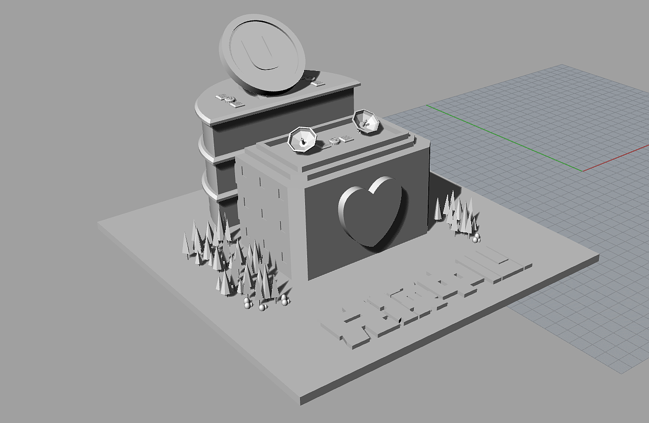 3D建模海报练习（图ZOTU2MzUwMzY=） - 海报 - 站酷设计师里昂与黄原创素材 - 站酷ZCOOL