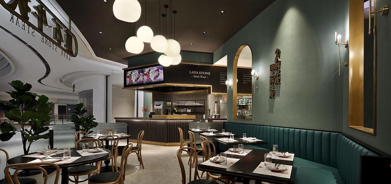 成都餐厅设计丨 流连欧式花园，乐享牛扒滋味！（图ZMjc0OTE1NTAw） - 酒店餐饮设计 - 站酷设计师成都餐厅创意设计原创素材 - 站酷ZCOOL