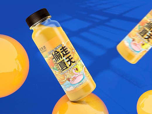 佳果园-100%橙汁包装设计