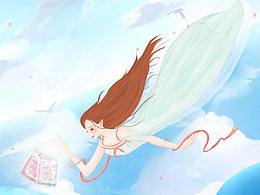 三八女神节手绘页面