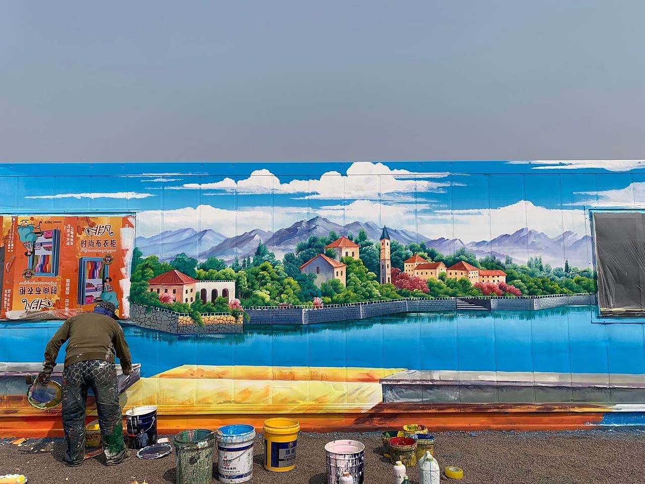 那些琐碎的墙绘作品