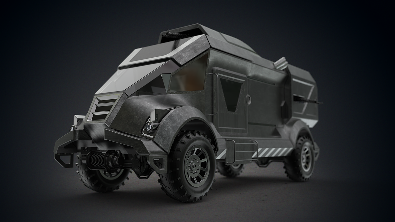 概念卡车-渲染练习