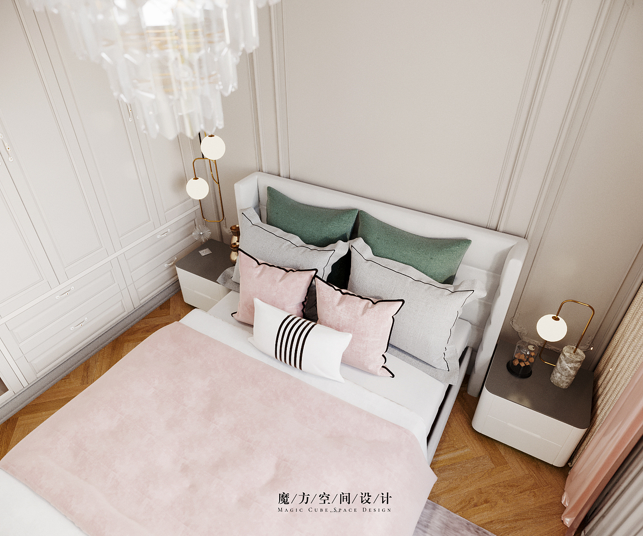 【魔方】法式轻奢•贵州遵义别墅项目（图ZMjE2NzMxOTEy） - 家装设计 - 站酷设计师魔方空间设计原创素材 - 站酷ZCOOL