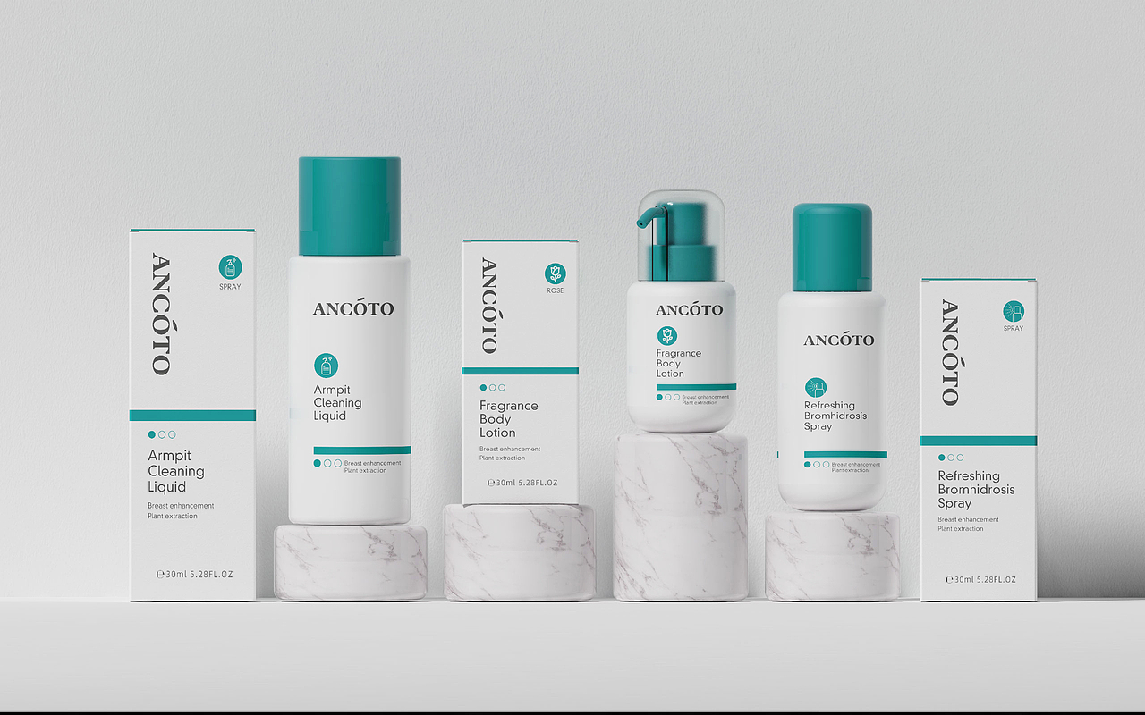 化妆品品牌LOGO及系列产品包装设计