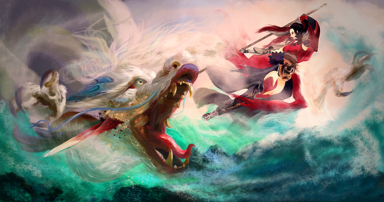 娱乐向临摹原作为黄光剑老师的哪吒