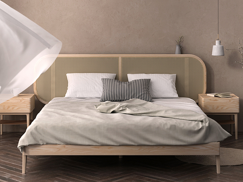 2020春季设计木迹新品：浮岛储物抽箱床、长宁藤编系列（图ZMjAwNDg0ODQw） - 生活用品 - 站酷设计师MOJIdesign原创素材 - 站酷ZCOOL