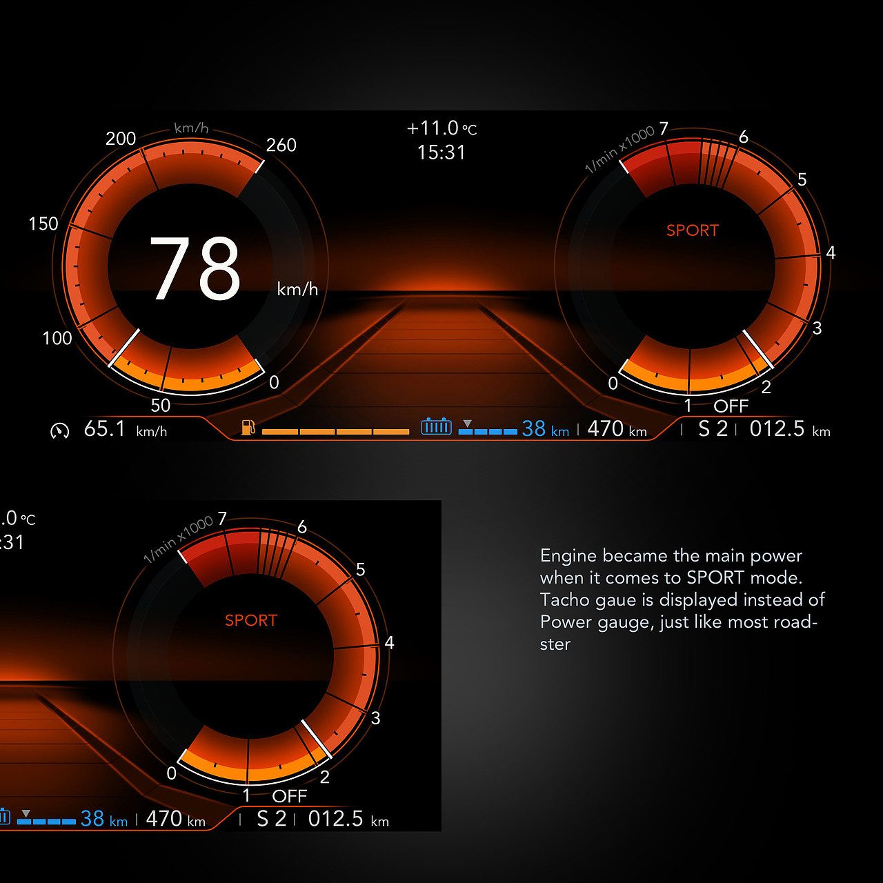 BMW i8 仪表盘(下)