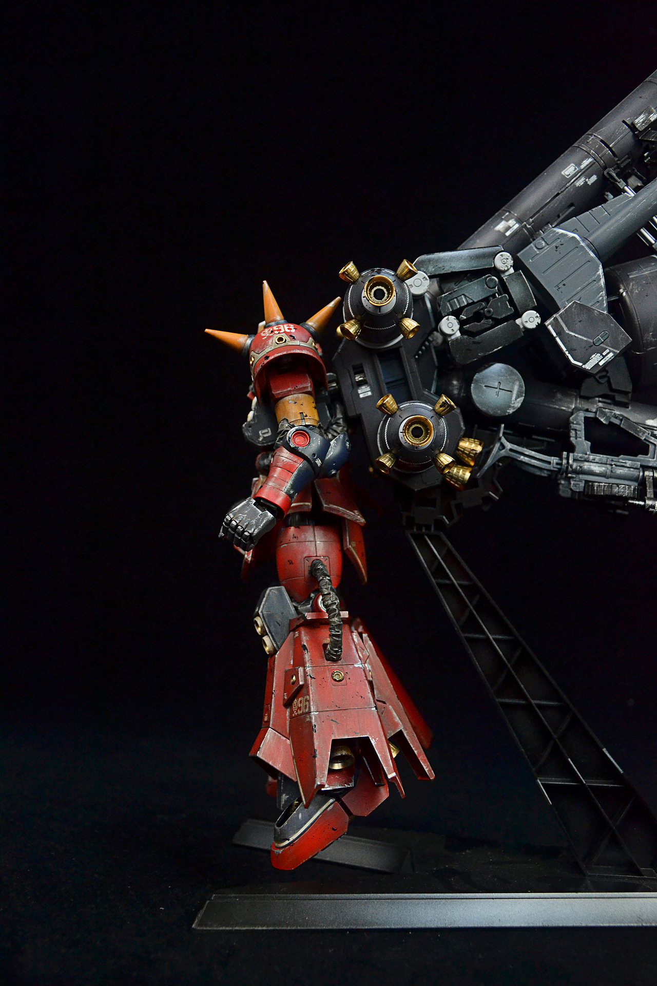 万代ka版雷霆宙域精神力红扎古旧化