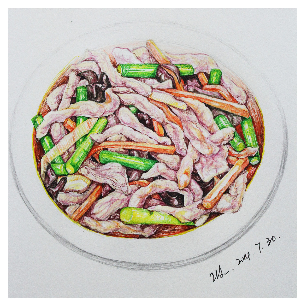 食验室鱼香肉丝