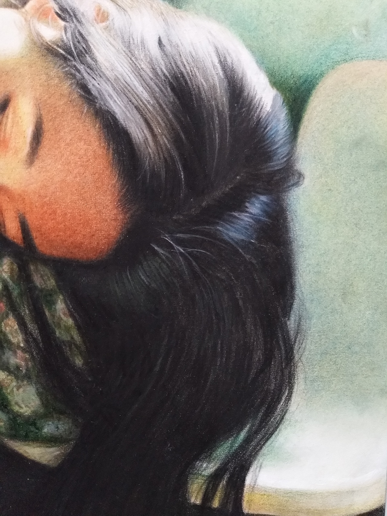 阳光下的女孩（图ZMTYwOTczNjQ4） - 绘画 - 站酷设计师李胜仁原创素材 - 站酷ZCOOL