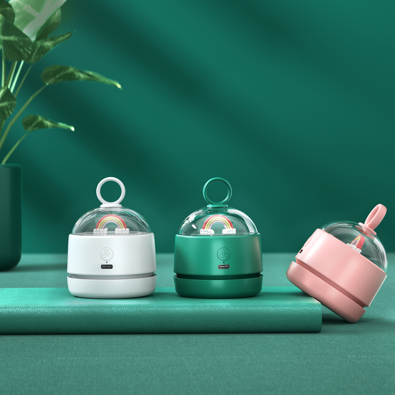 数据线 3c 家居 产品场景渲染