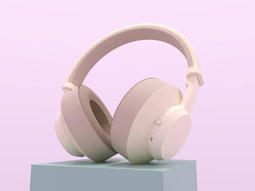 C4d耳機建模（個人主頁-ZNDY5NjYxODA=） - 產品 - 站酷設計師J爺玩設計原創(chuàng)素材 - 站酷ZCOOL