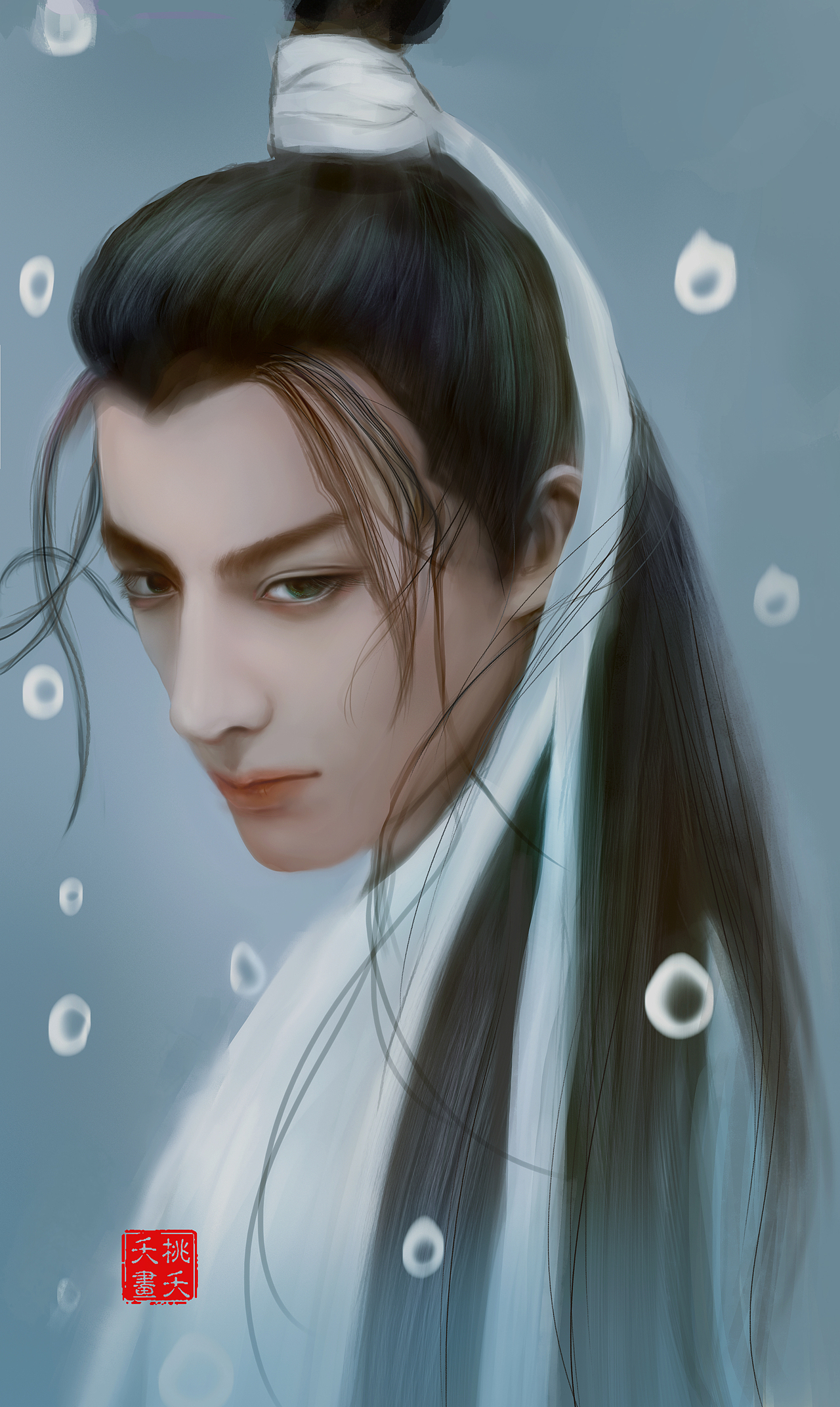 板绘 夜神殿下 润玉 罗云熙