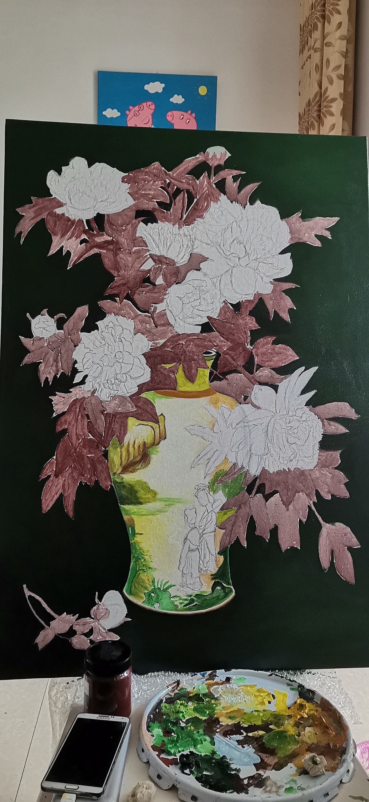 丙烯练习临摹，未完待续，希望大家多多指教，谢谢（图ZMTg1MzEzNTUy） - 绘画 - 站酷设计师你微笑时好美tcl原创素材 - 站酷ZCOOL