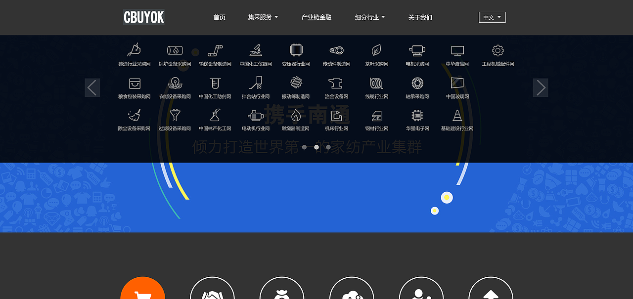 中集采主站改版 联合仓储/采购顾问/产业升级/集中采购/专业化代工（图ZNTY4NDM1MDA=） - 企业官网 - 站酷设计师不萌生物原创素材 - 站酷ZCOOL