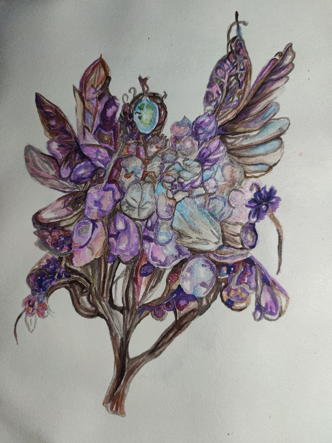 蜉蝣解语(临摹)