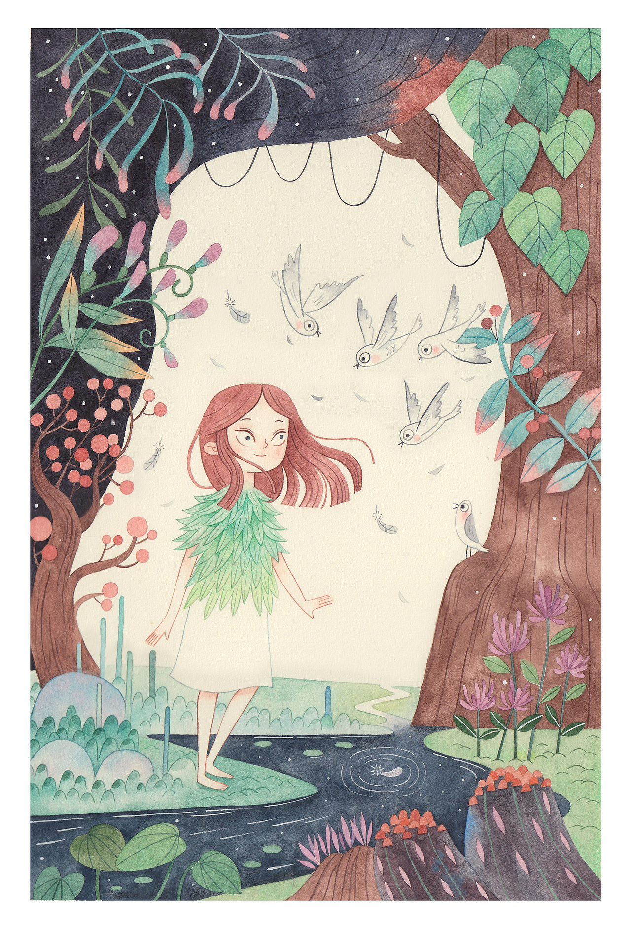 水彩儿童插画合集三