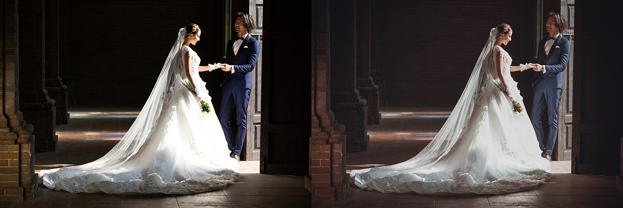 婚纱调色练习（图ZMTgzODkyODQ4） - 修图/后期 - 站酷设计师龙泉山小魔王原创素材 - 站酷ZCOOL