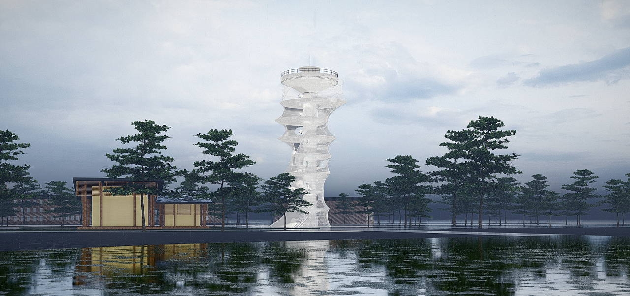 《风竹人声》——嘉兴水塔设计|空间|景观设计|郑克旭kc - 原创作品