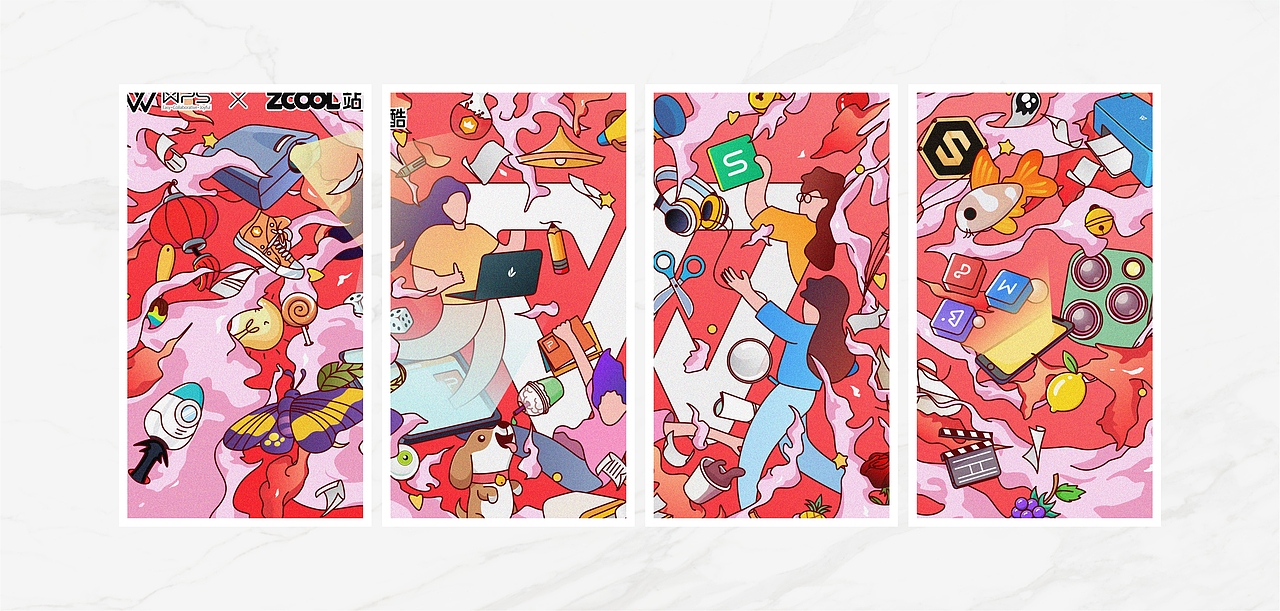 WPS家族（图ZMjY2ODgyMDY4） - 图案 - 站酷设计师MineMineMine原创素材 - 站酷ZCOOL