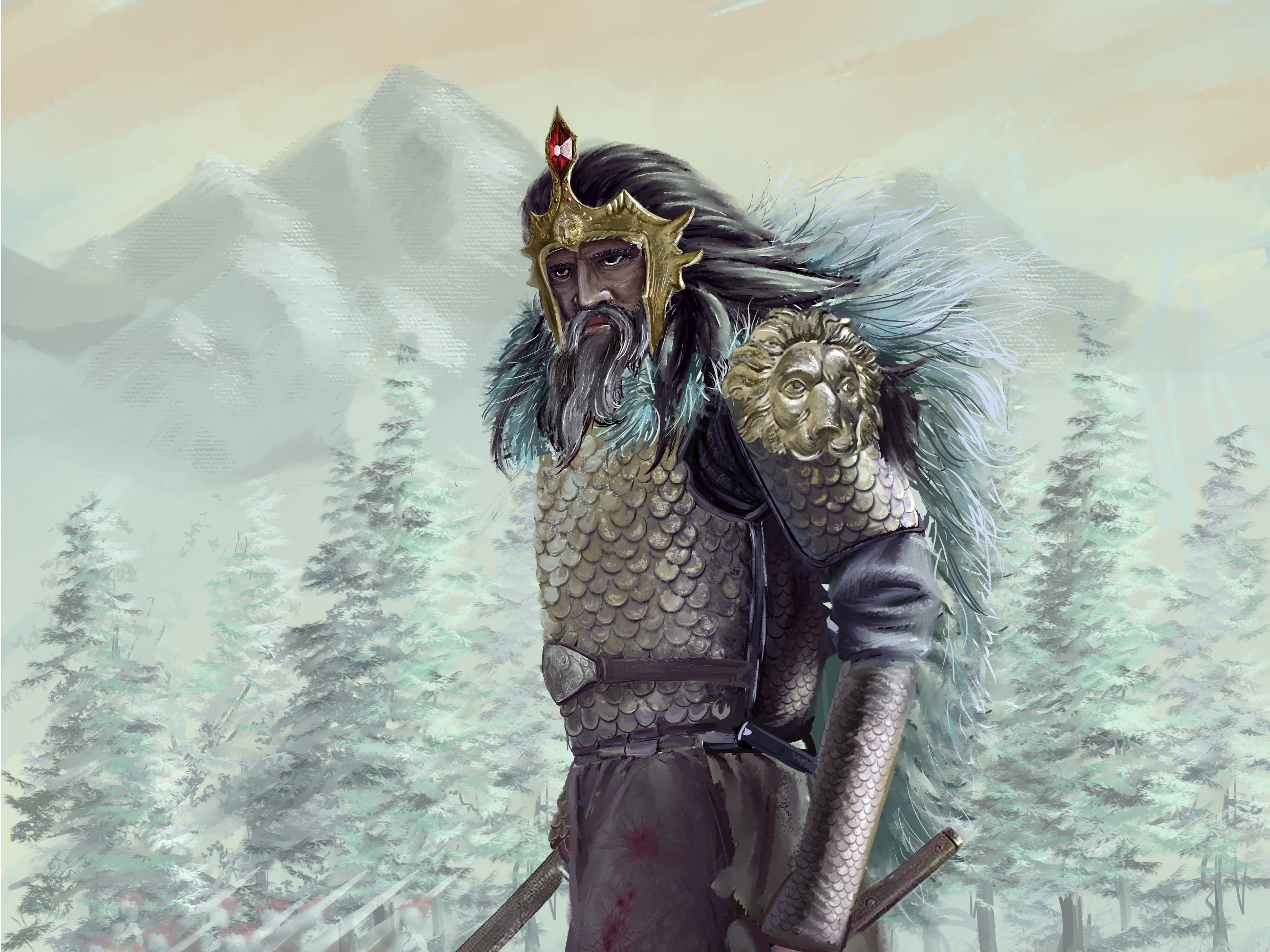 可汗_落世泽站酷ZCOOL